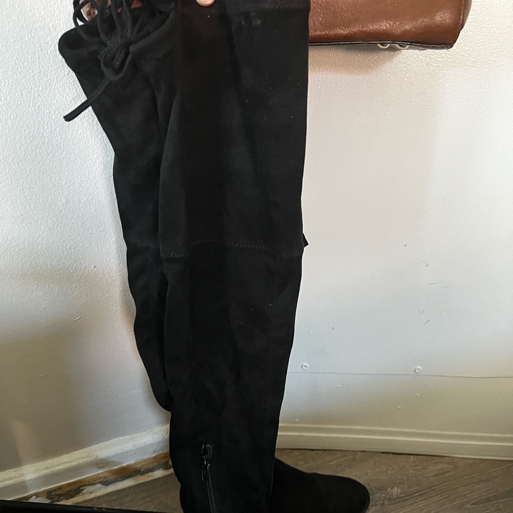 Knee high booties